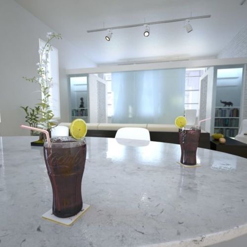 2 Grands Verres Transparents Design Coca Cola