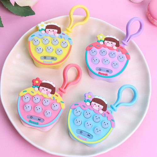 Porte-Clés De Jeu De Mémoire De Hamster, Jouet Sensoriel Anti-Stress, Jouets À Main Portables Led, Jeu De Puzzle Pour Enfants Et Adultes
