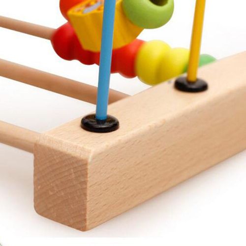 Jouet De Maths En Bois Pour Bébé, Jouet Éducatif Montessori, Labyrinthe De Fil De Perles