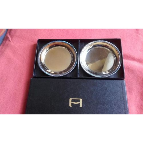 Dessous De Verres Avm Métal Argenté