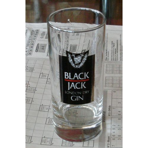 Verres London Black Jack Dry Gin