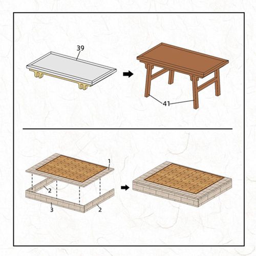 Kit De Maison De Poupée En Bois, Bricolage Créatif, Salle D'Étude De Style Chinois, Puzzle Architectural Rétro Et Ancien En 3d Avec Lumière Led, Jouet De Décoration Pour La Maison