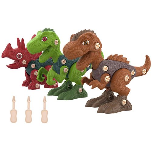 Jouets De Dinosaure À Démonter, Kit De Jeu De Construction Déformée Avec Tournevis, Puzzle 3d Pour Enfants, Cadeaux D'Anniversaire, Cadeaux De Fête