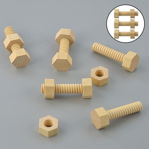 Jouet D'Assemblage À Vis Et Écrou Montessori, Compétences Pratiques, Jeu De Bricolage Pour Bébé