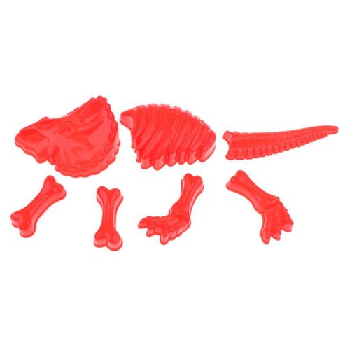 Jouets De Plage, Moules À Sable Créatifs, Construction En Plastique, Figurine De Squelette De Dinosaure, Cadeau