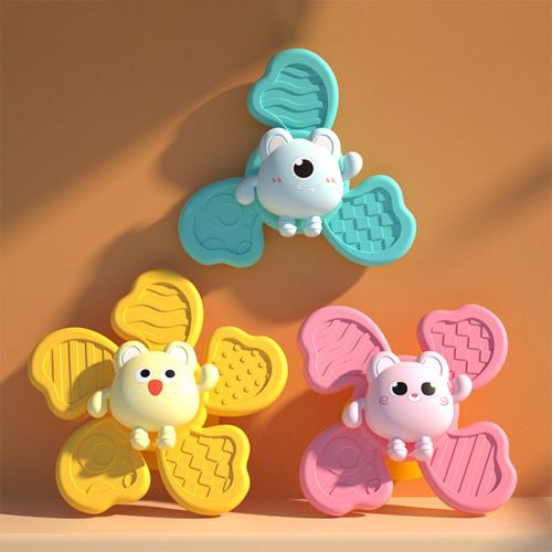 Toupie De Bain Pour Bébé, 3 Pièces, Moulin À Vent, Jouets Éducatifs, Cadeau Pour Enfants