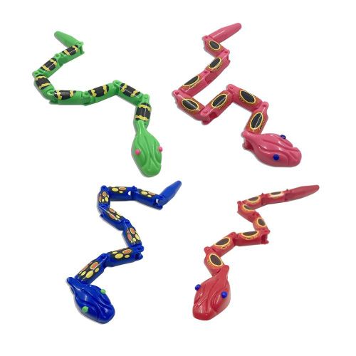 Jouet De Serpent Articulé En Plastique, Jouet Amusant, Simulation D'Animaux, Balançoire, Plusieurs Sections, Tour De Serpent À Sonnette, Blague Amusante