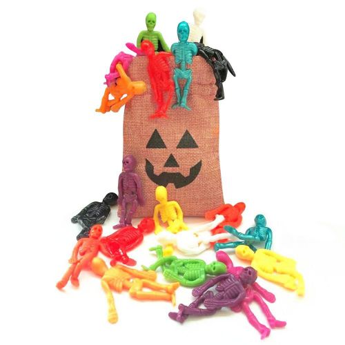 Jouets À Presser Souples Et Extensibles Pour Enfants Et Adultes, Squelette D'Halloween, Cadeaux De Fête, Crâne Anti-Stress Amusant