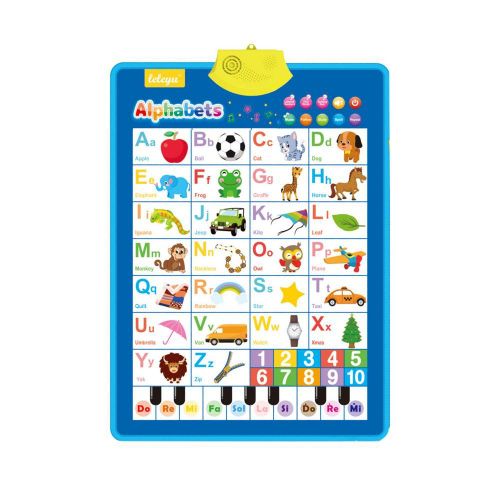 Affiche D'Alphabet D'Apprentissage Interactif Pour Enfants, Tableau Mural Éducatif Préscolaire Pour Tout-Petits