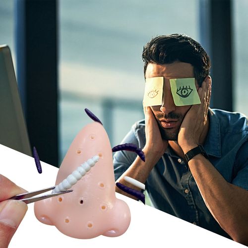 Jouets Anti-Stress En Forme De Nez Pour Adultes Et Enfants, Anti-Acné À Pression Drôle, Gag Cadeaux Du Poisson D'Avril