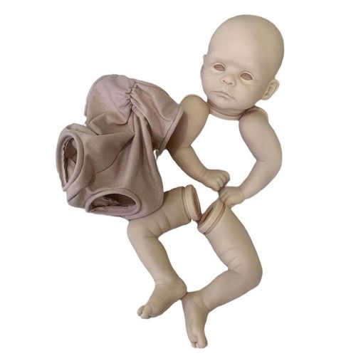 Kit De Renaissance En Silicone De 19 Pouces, Carina Réaliste, Bébé Endormi, Couleur Réelle Du Corps Non Pêché, Pièces De Bricolage Complètes Y0f8