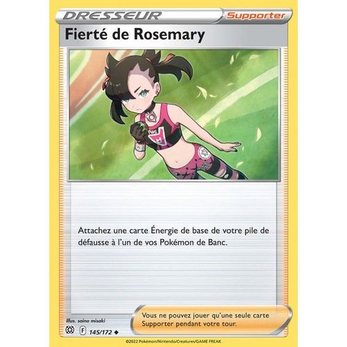 Carte Pokemon - Fierté De Rosemary - 145/172 - Épée Et Bouclier 9 - Stars Etincelantes - Eb9 - Vf