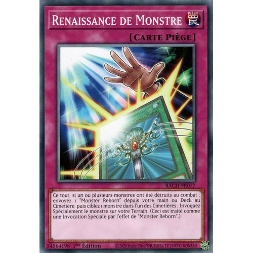 Yu Gi Oh Bach Fr077 Renaissance De Monstre