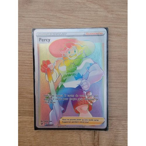 Carte Pokemon Percy 201/192 Clash Des Rebelles Secrète Version Française