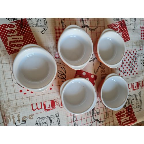 Lot De 5 Ramequins En Terre Cuite
