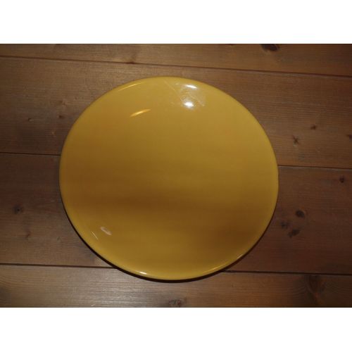 Assiette Plate Jaune 26 Cm