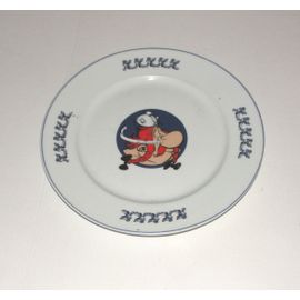 Assiette De Collection Obelix De Marque Table Et Couleur En Porcelaine