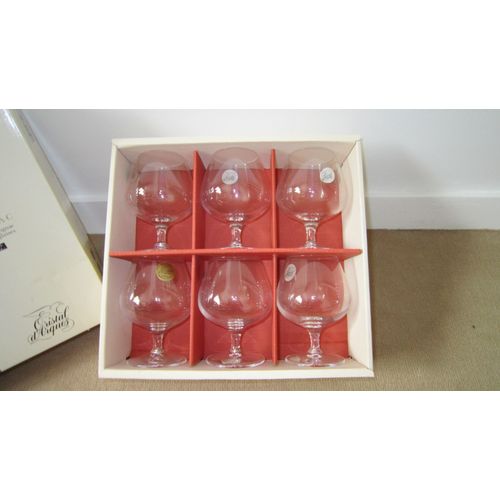 Verres A Cognac En Cristal