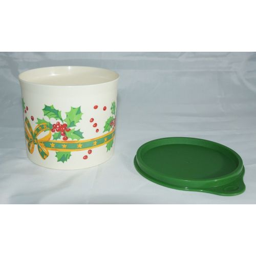 Boîte Ronde Décors Nôel Tupperware