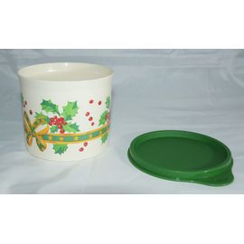 Boîte Ronde Décors Nôel Tupperware