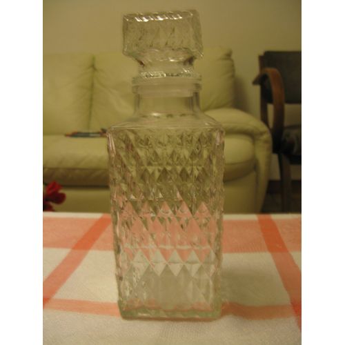 Carafe De Service Pour Le Whisky Carrée