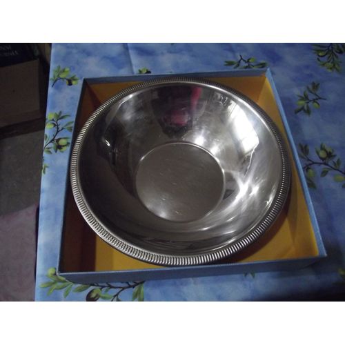 Plat Rond Creux Tout Inox 27cm