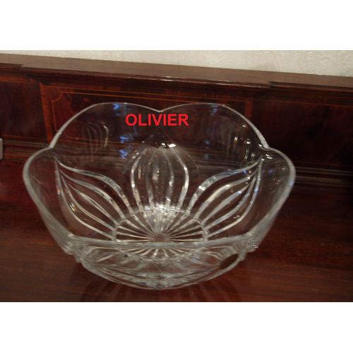 Superbe Coupe À Fruit En Cristal D'arques -- Neuve Dans Sa Boite  --