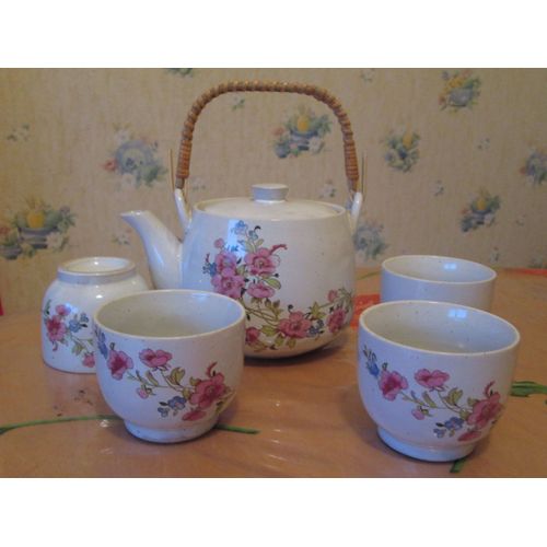 Service À Thé (Théière+4 Tasses)