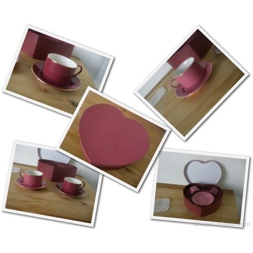 2 Belles Tasses Coffret Coeur, Pour Les Amoureux, Neuves