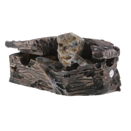 Figurine De Zombie En Résine, Cercueil Miniature, Accessoire Artisanal Pour Table De Sable