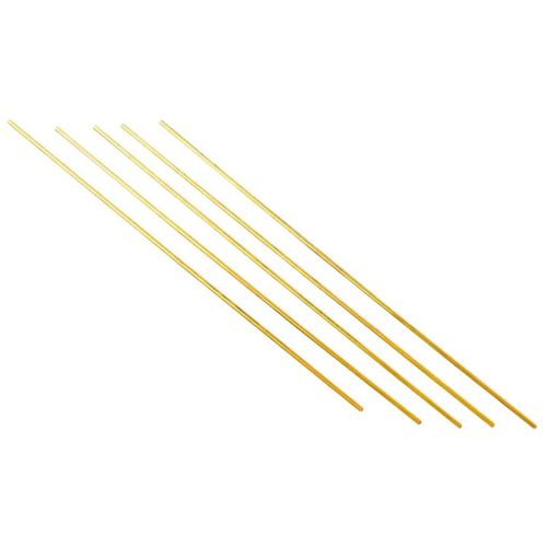 Tubes En Laiton, 5 Pièces, Tiges En Laiton, Barre Ronde En Cuivre, Pièces De Modèle D'Avion Pour Bricolage, Longueur De 300mm