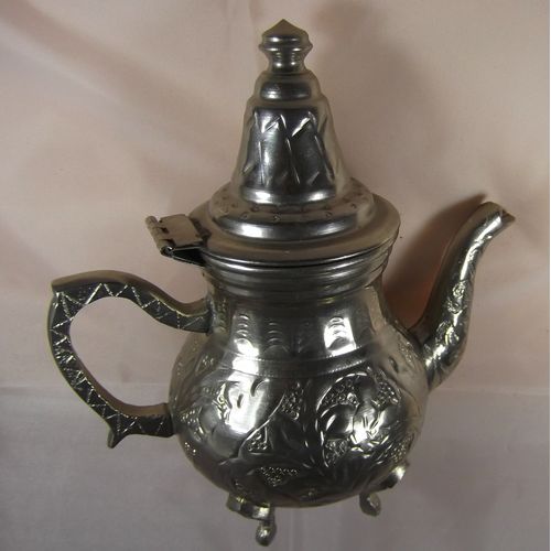 Veritable Theiere De Tunisie , Acier Et Argent