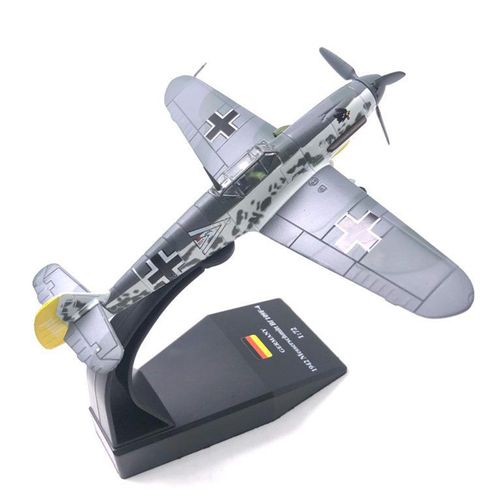 Avion De Chasse Militaire De La Seconde Guerre Mondiale En Alliage, Avion De Chasse En Métal, Modèle Militaire, Jouet, Échelle 1/72, Allemagne, Bf109f-4