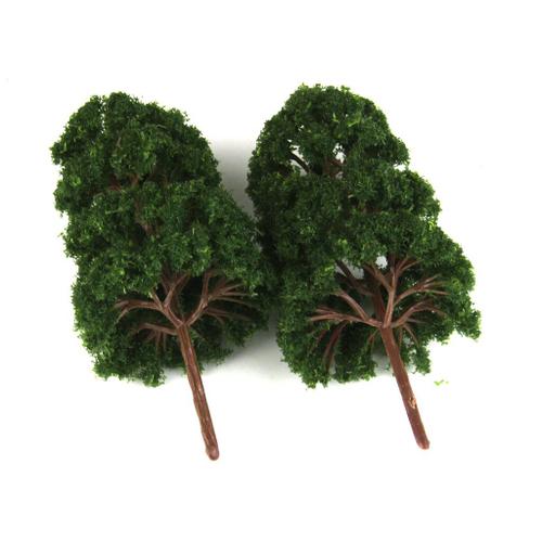 Kit De Maquettes D'Arbres De Train, Échelle Ho, Vert Profond, Disposition Des Chemins De Fer, 1:75, 10 Pièces