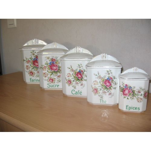 5 Boites Gigognes Porcelaine - Soceram Toulouse