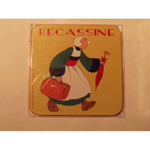 Sous Verre / Sous Bock / Dessous De Bouteille Becassine Marcheuse