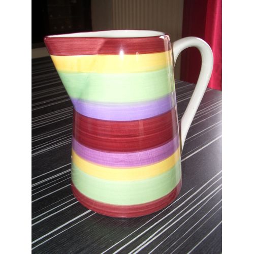 Carafe Multicolore Marque Jours Heureux  16cm De Haut Neuve