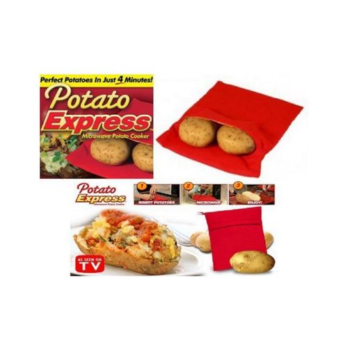 Potato Express - Housse Cuisson Rapide Pomme De Terre Micro-Ondes - Vu À La Tv