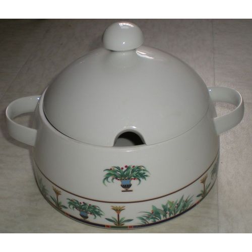 Soupiere En Porcelaine Decor Exotique - Arzberg
