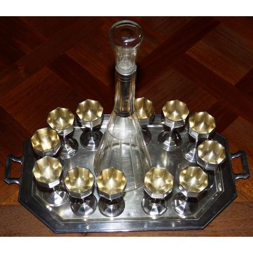 Service Liqueur Ancien En Argent