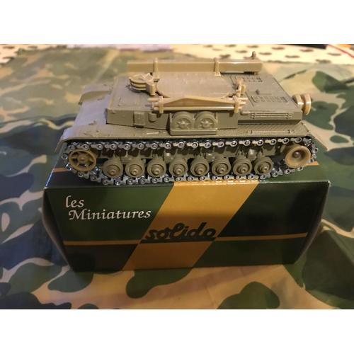 Char Allemand Panzer Iv Bergepanzer 1/50 Ème En Zamac De La Marque Solido