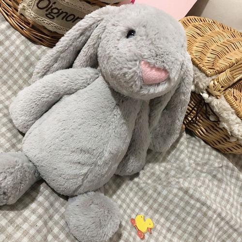 Soft Stuffed Animals Kids Long Ear Bunny Rabbit Sleeping Cute Cartoon Plush Toy Animal Dolls Children Birthday Gift 30cm