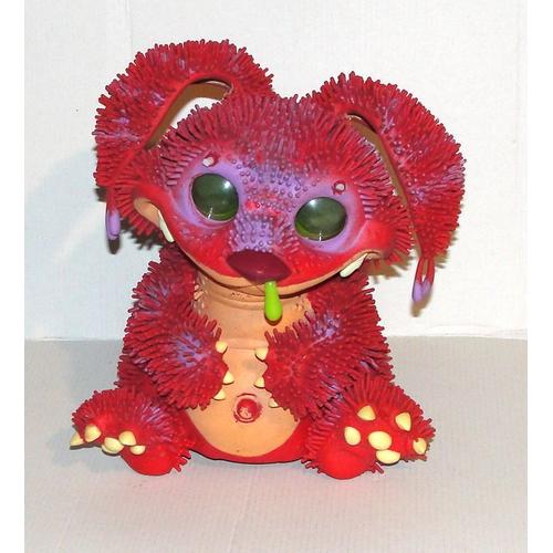 Monstre Interactif Xeno Le Gentil Monstre Rouge - Peluche Sonore Lumineuse Giochi Preziosi 22cm