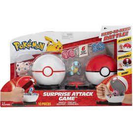 Coffret Pokemon Attack Surprise 10 Pieces Avec Pokeball Et Figurine - 6551 Aléatoire