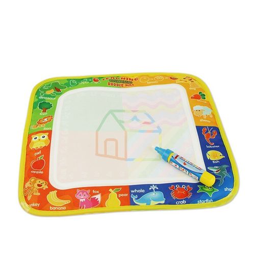 Toile À Eau 29x29cm Pour Peinture De Bébé, Couverture D'Écriture, Tableau De Graffiti, Tissu D'Écriture À L'Eau Pour Enfants, Cadeau