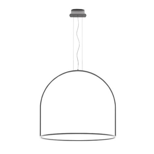 Axo Light Lampe À Suspension U-Light (Ø 160 Cm Anthracite - Aluminium)