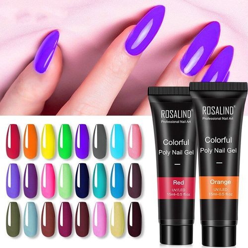 Vernis À Ongles En Polygel Coloré, Pour Extension, Design Artistique, Kit De Manucure 