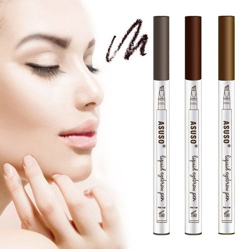Crayon De Tatouage Pour Sourcils, Imperméable, 4 Fourchettes, 1 Pièce, 2020 Produits De Maquillage 
