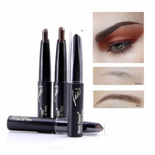 Crayon Rehausseur De Sourcils, Crème À Sourcils Marron, Imperméable, Résiste Aux Taches, Maquillage Automatique, 4 Couleurs 