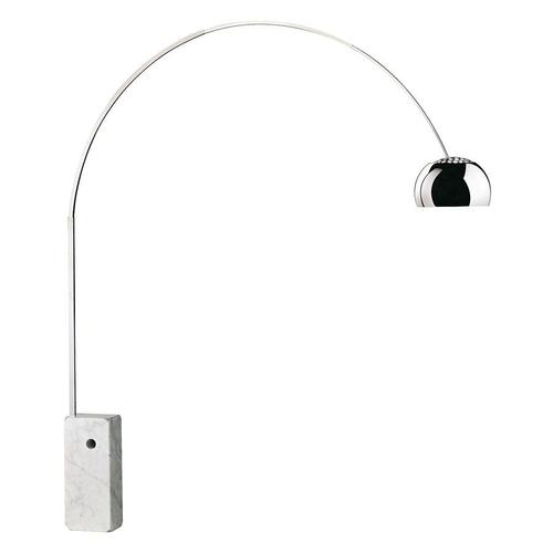 Flos Lampadaire Arco (Halo/Led - Marbre, Acier Et Aluminium)